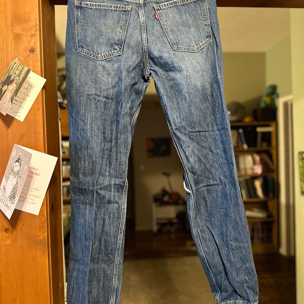 Levi's Blue Straight Leg Jeans